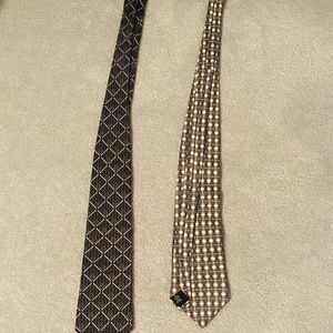 Guess Black and Gray Ties